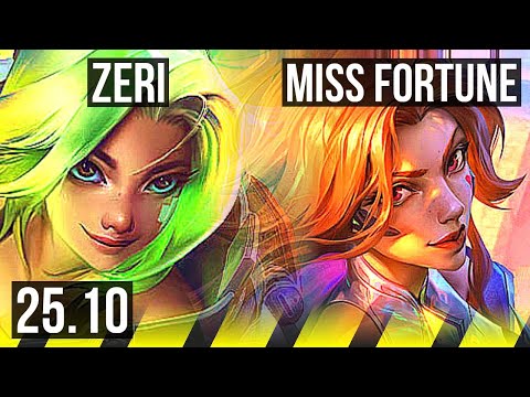 ZERI & Gragas vs MISS FORTUNE & Rell (ADC) | Legendary | EUW Challenger | 25.10