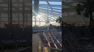 Solarium Adult Only pool on Anthem of the Seas  #anthemoftheseas #solarium #adultpool #alaskacruise