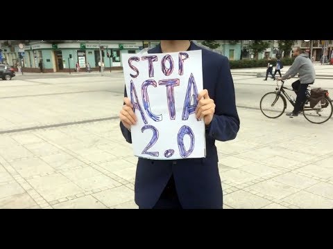 KONIEC INTERNETU? ACTA 2 PROTEST W CENTRUM MIASTA!. Plac Biegańskiego 02-07-2018 | RaMa