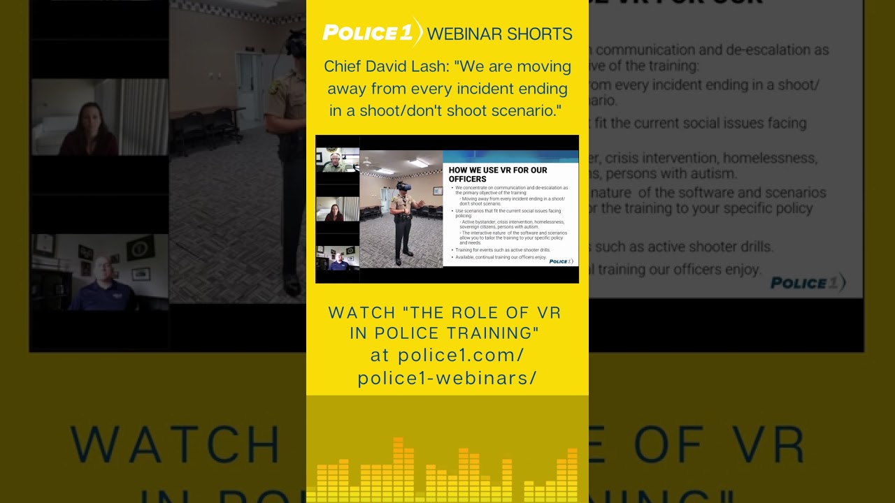 How virtual reality can improve police officer training #virtualreality #police #shorts