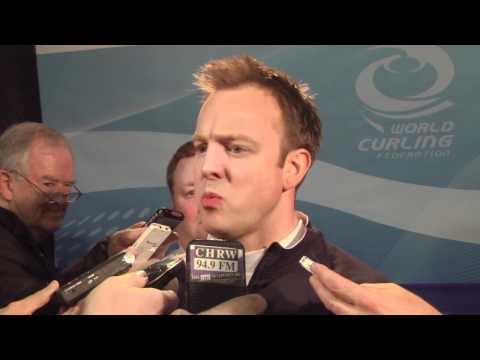 2011 Ford World Men's Curling Championship - Semi-Final Media Scrum