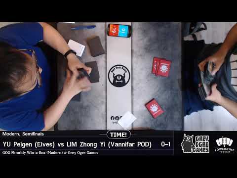 20190331 GOG Monthly Modern March Round Semifinals Elves vs Vannifar Pod