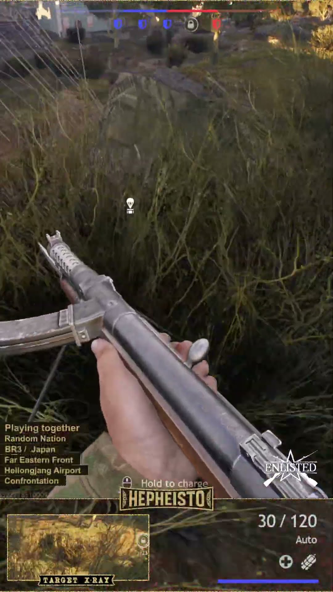 Paratrooper eliminates Tank T-28E with RPzB. 43 Ofenrohr