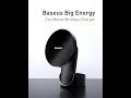 Тримач в авто Baseus Big Energy Car Mount Black + зарядний пристрій 15W (WXJN-01) 14