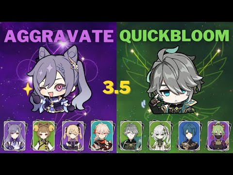 Aggravate Keqing & Quickbloom Alhaitham - 3.5 Spiral Abyss Floor 12