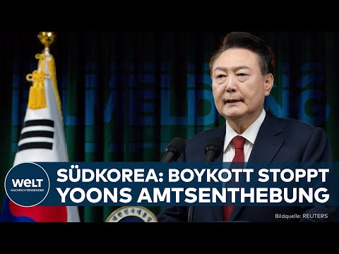 Video Thumbnail: SÜDKOREA: Amtsenthebung von Präsident Yoon Suk Yeol scheitert im Parlament | EILMELDUNG