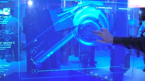 Intel first to create the “Minority Report” screen! Intel first to create the “Minority Report” screen!