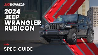 2024 Jeep Wrangler Unlimited Rubicon Spec Guide | Zigwheels.Ph