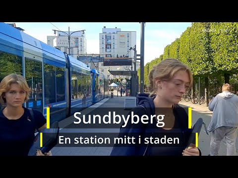 2021-08-31 SUNDBYBERG En station mitt i staden ( NU med ljud )