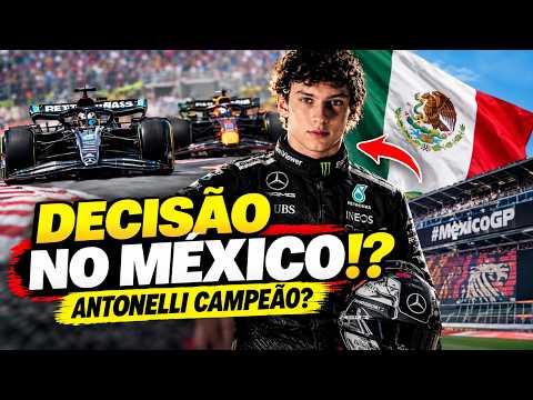 KIMI CAMPEÃO NO GP DO MÉXICO?  HORÁRIOS FÓRMULA 1 2026