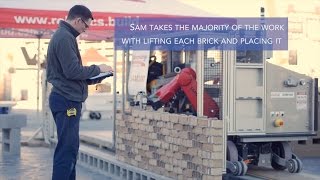The Bricklaying Robot SAM100 from construction robotics