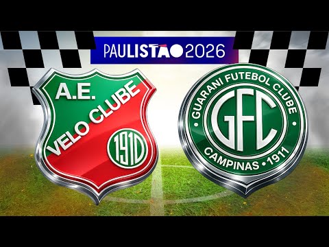 [AO VIVO] VELO CLUBE x GUARANI | 4ª RODADA | FASE DE GRUPOS | PAULISTÃO 2026