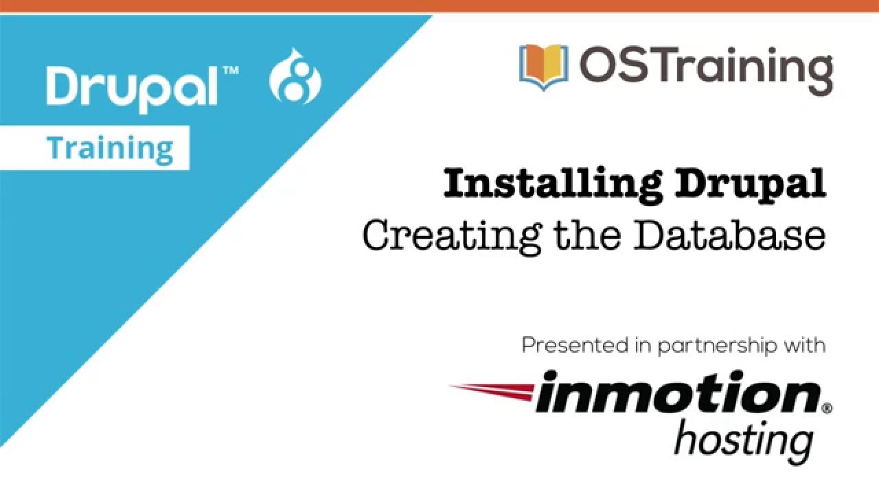 Tutorial Installing Drupal 8, Lesson 3: Creating a Database