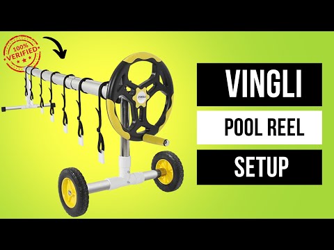 Pool Reel Assembly With Cover Setup