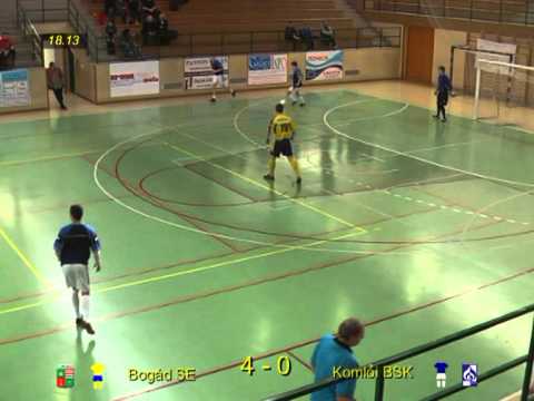 VIII. MTE Kupa Teremlabdarúgótorna  Bogád SE - Komlói BSK  5 - 2  2011 01 16