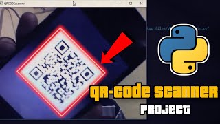 Python project : Real-time QRCODE scanner using webcam