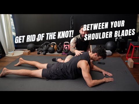 FINALLY get rid of that "MUSCLE KNOT" on your upper back