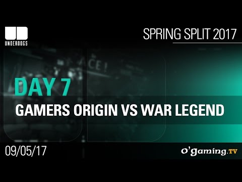 GamersOrigin vs War Legend - Underdogs 2017 Spring Split - Day 7 - League of Legends