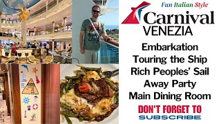 Carnival Venezia's First Cruise Back at Port Canaveral - Embarkation and Exploring