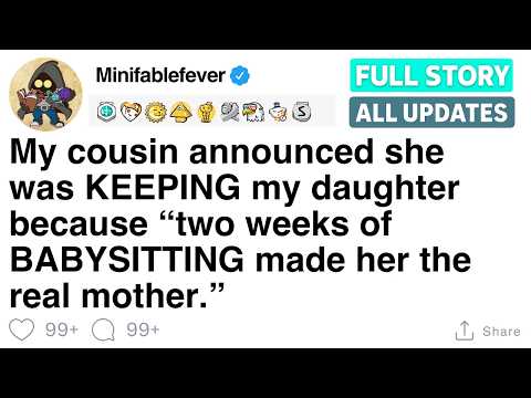 My cousin announced she was KEEPING my daughter because “two weeks of BABYSITTING [FULL STORY]