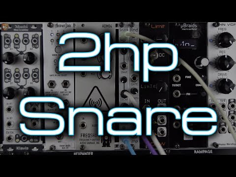 2hp Snare (mini drum voice, wide range of tones)