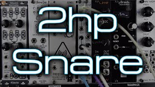 Video thumbnail for 2hp Snare (mini drum voice, wide range of tones) by DivKid