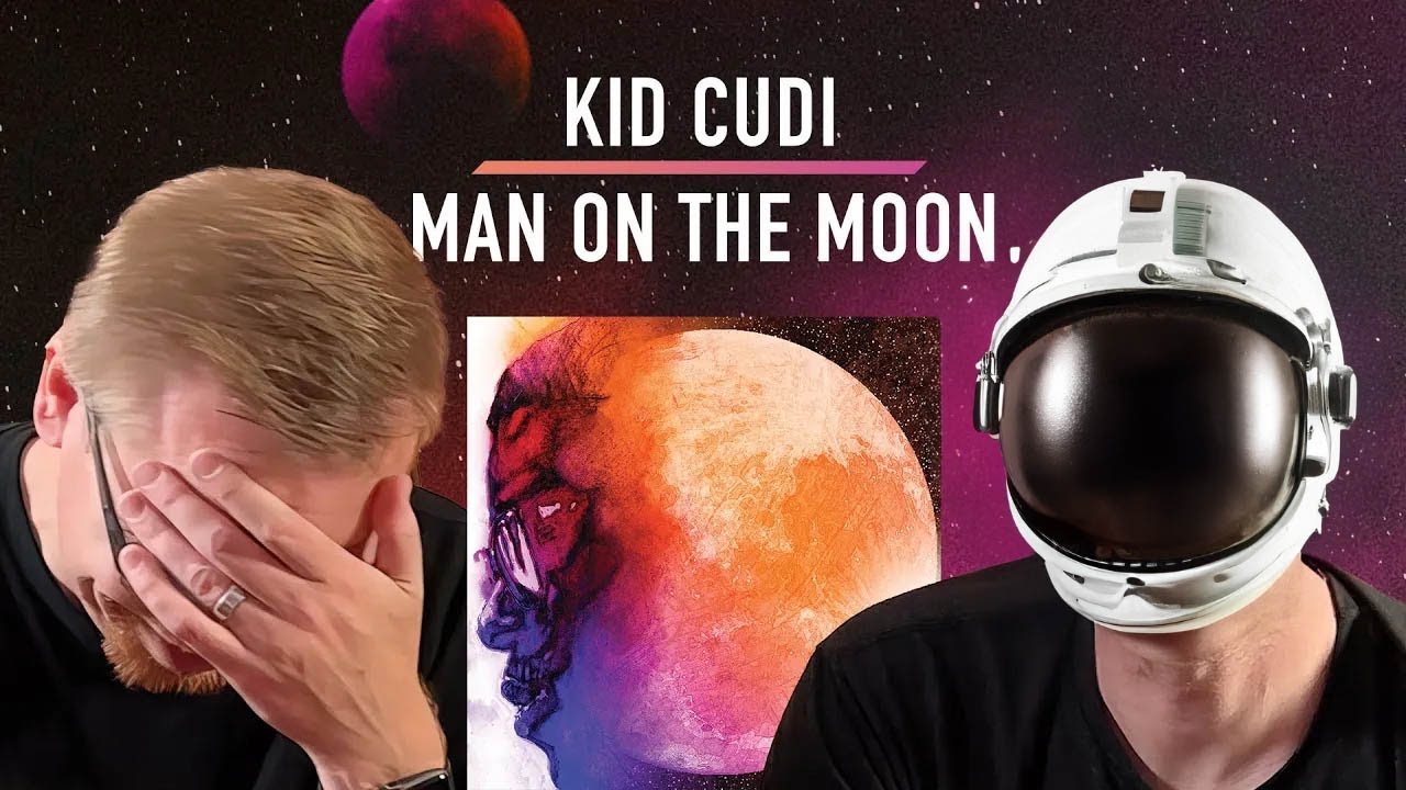 I made my friend listen to Kid Cudi | Man On The Moon Reaction