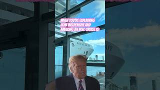 Don’t knock it til’ you try it! 🛳️❤️ #msccruise #cruise #election