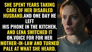 Lena was wiping water off her husband's phone when voicemail suddenly turned on