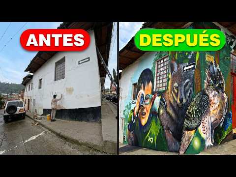 😱 PINTAMOS un MURAL en FOMEQUE CUNDINAMARCA | MURAL CAST