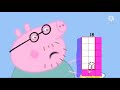 Numberblock 18 chasing daddy pig