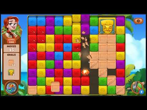 Lost Island Blast Adventure Level 200 - NO BOOSTERS 🏝️ | SKILLGAMING ✔️