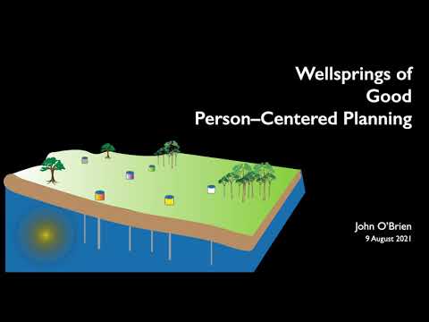 Cover art for: Wellsprings of Person Centred Planning