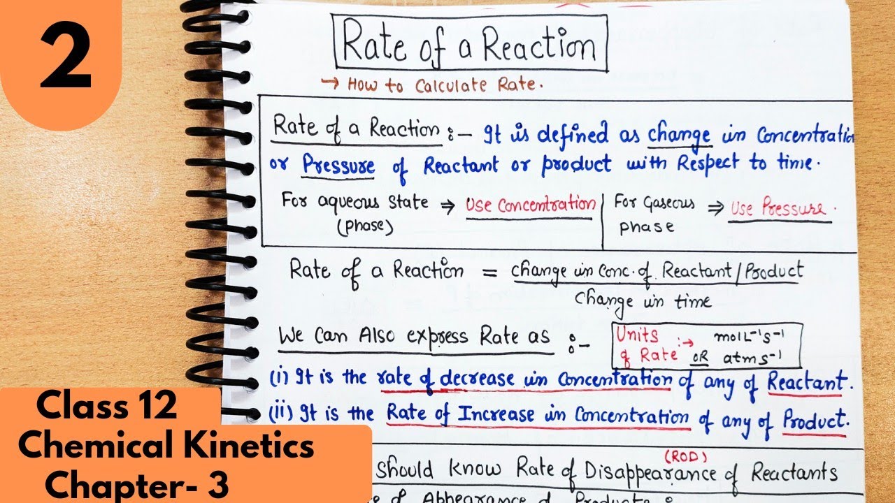 2) Rate of reaction| Rate of Dissociation and Association| Chemical kinetics class12 #neet #jee