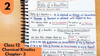 2) Rate of reaction| Rate of Dissociation and Association| Chemical kinetics class12 #neet #jee