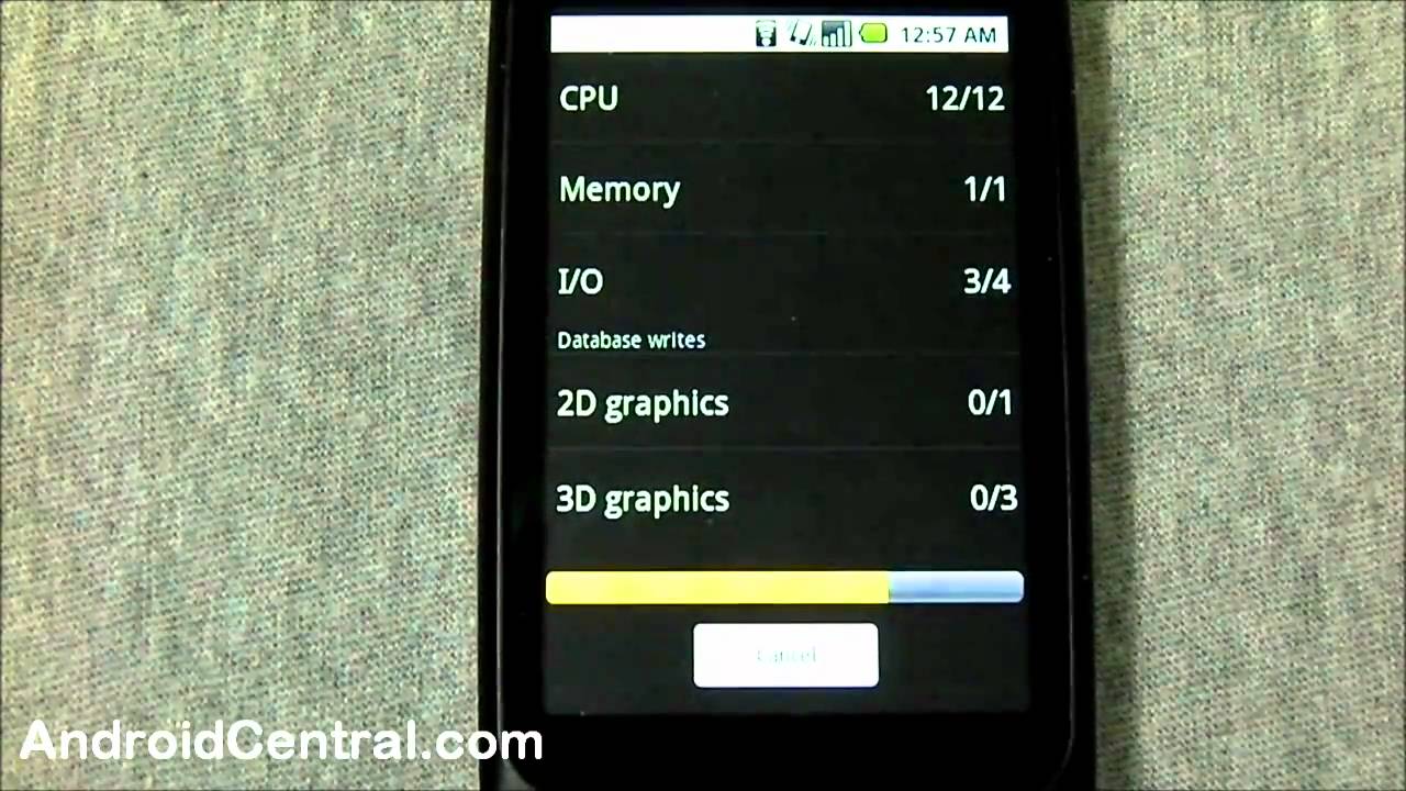 LG Optimus One -- benchmarks - YouTube