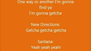 Glee - Hit me with your best shot/One way or another - Lyrics