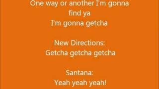 Glee - Hit me with your best shot/One way or another - Lyrics