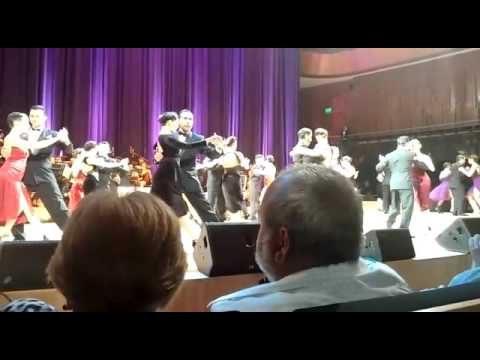 Mónica Matera y Diego Gauna en  Seleccionado Federal del Tango en CCK.