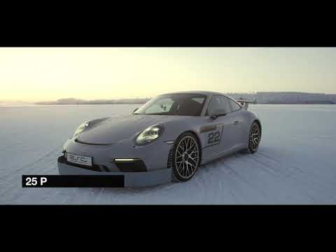 Porsche Drifting on Ice 2021