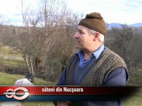 La Nucsoara pamantul a luat-o la vale