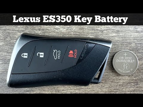 How To Replace 2019 - 2020 LEXUS ES350 Remote Key Fob Battery - Change Replacement ES 350 Batteries