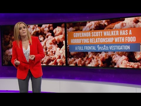 Samantha Bee Destroys Scott Walker For His Gross Eating Habits