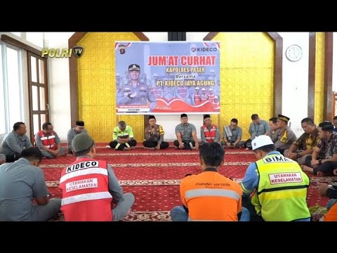 KAPOLRES PASER GELAR JUMAT CURHAT