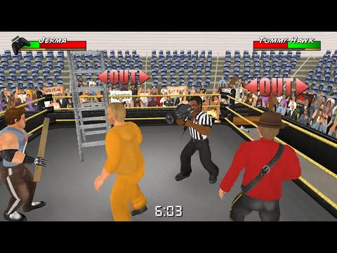 Injured by Laughter - Jerma Streams Wrestling Empire (Long Edit #1)