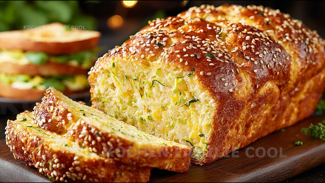 Zucchini Cheese Bread by Kochen Familie Cool — recipe photo