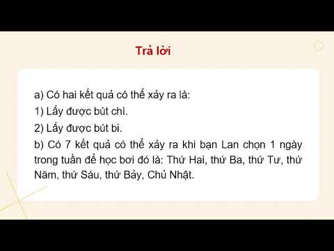 TOAN 6-C9-BAI 1 PHEP THU NGHIEM SU KIEN CTST