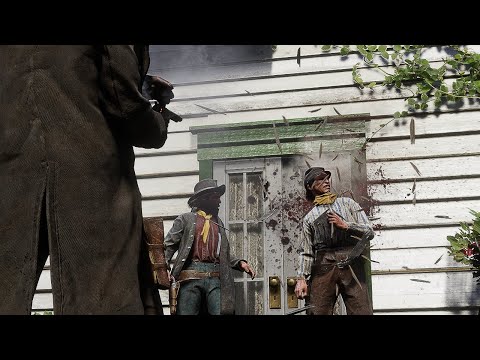 Cinematic Savagery: Outlaw Gunslinger Quickdraws. Red Dead Redemption 2.