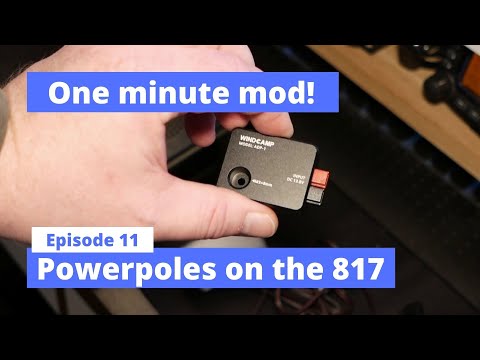 One minute Hack - Powerpoles on the FT-817