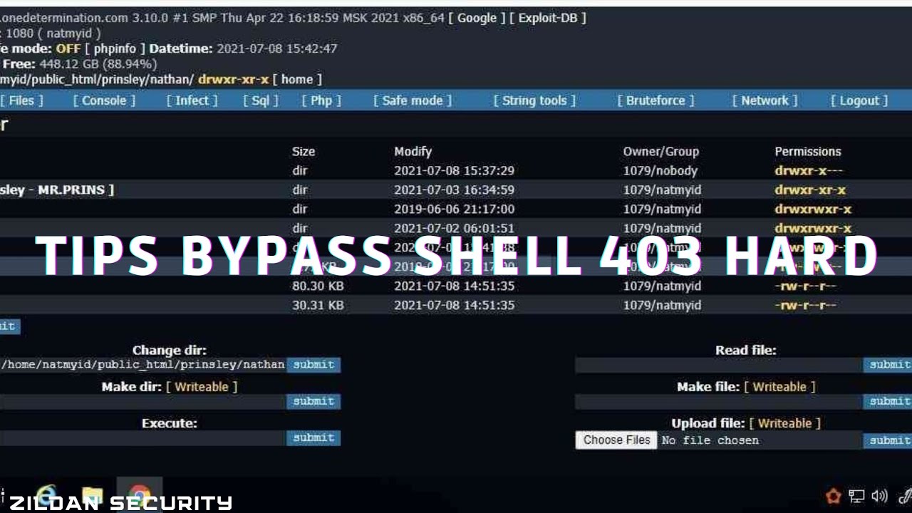 Tips Hard Bypass Shell 403